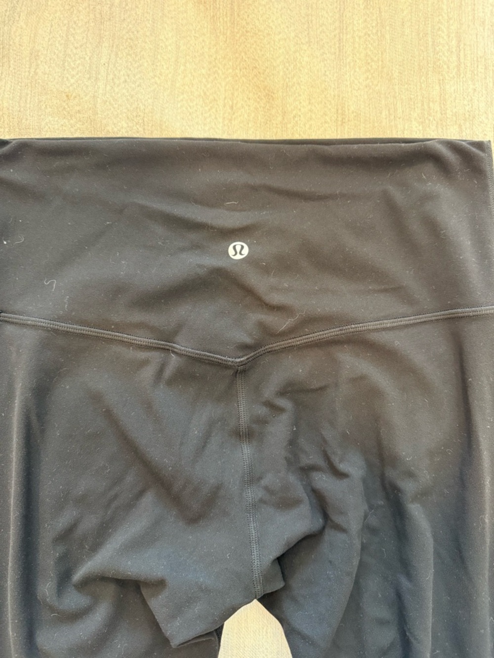 lululemon black high-waist workout leggings